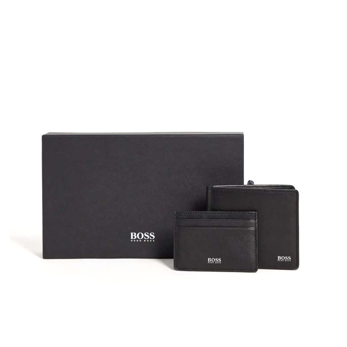 Boss Simple Boss Simple Logo Wallet And Card Holder Gift Set