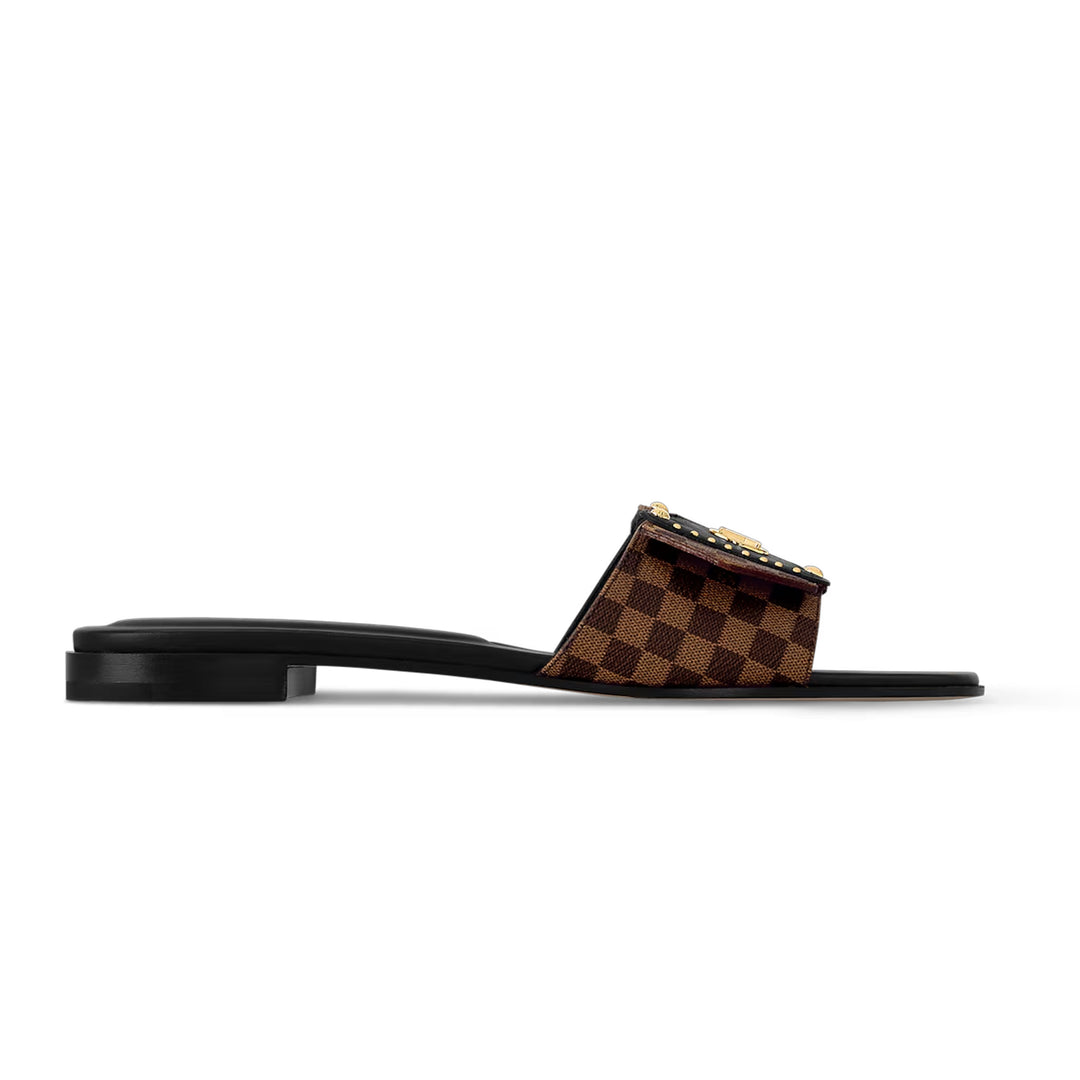 LV Frame Flat Mule Damier Canvas LV Frame Flat Mule Damier Canvas
