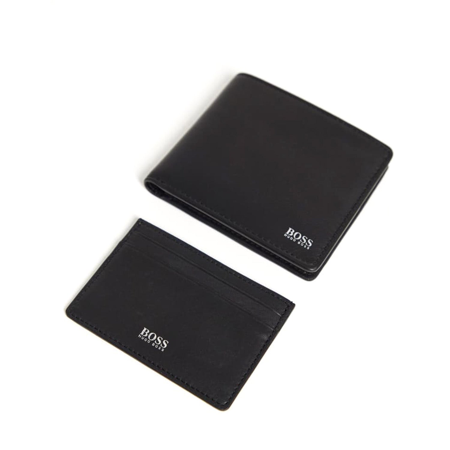 Boss Simple Boss Simple Logo Wallet And Card Holder Gift Set