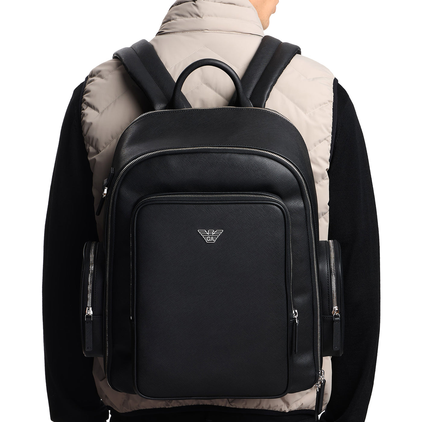 Ea Asv Regenerated Saffiano Backpack