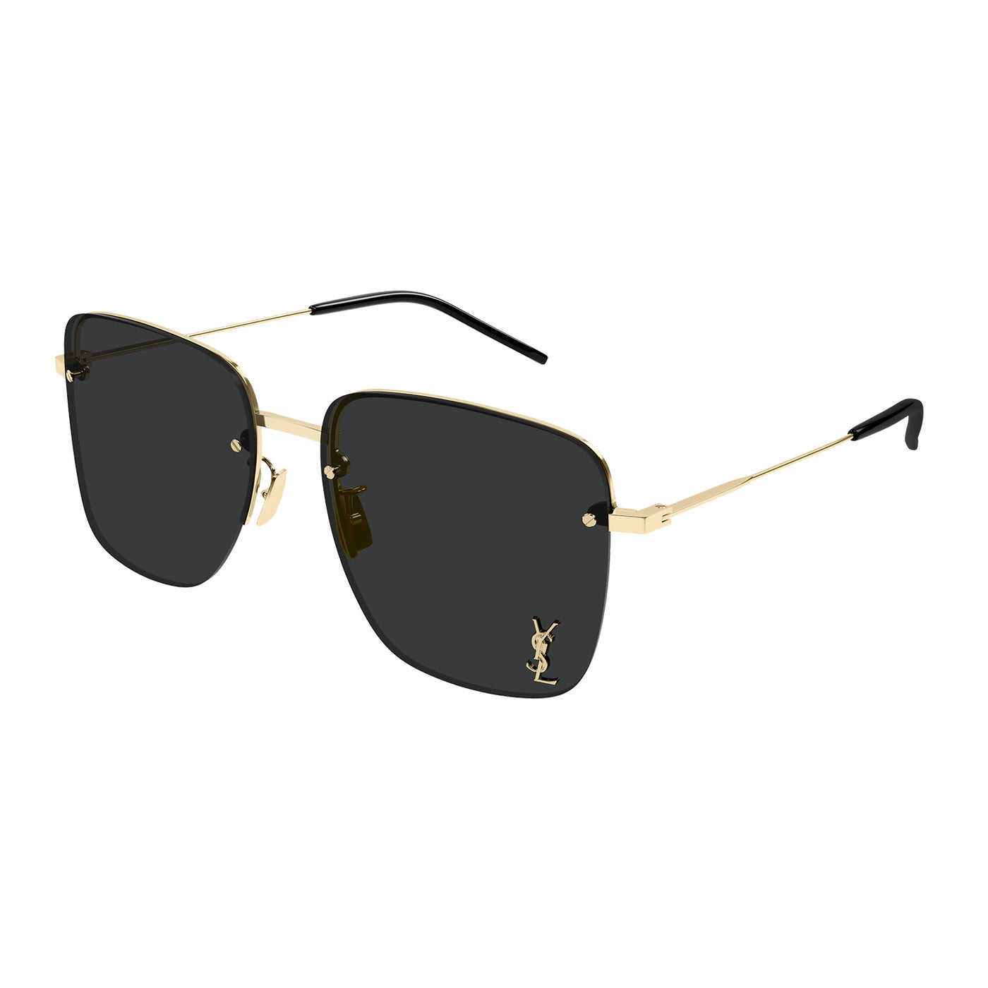 MONOGRAM MODERN HALF RIM SQUARED FEMININE SHAPE
