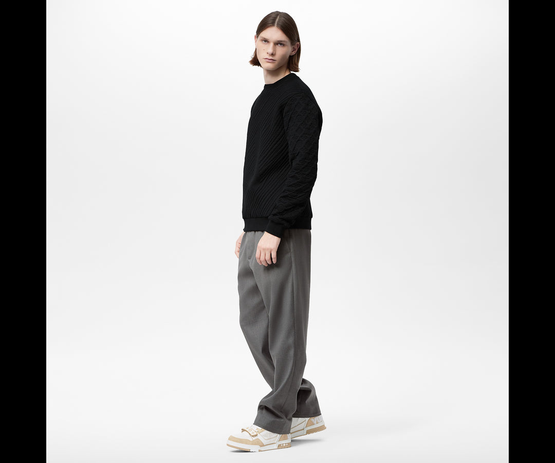 LOUIS VUITTON MULTI SIGNATURE CREWNECK BLACK Price in Pakistan
